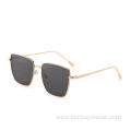 newest italy unisex fashion sunglasses square metal frame sunglasses wholesale sun glasses